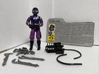 🐍 1987 GI JOE COBRA TECHNO-VIPER v1 🔥 100% OG & COMPLETE WITH FILE CARD! MINT!