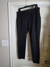 Michael Kors Women's Black Stretch Pull On Pants - XL
