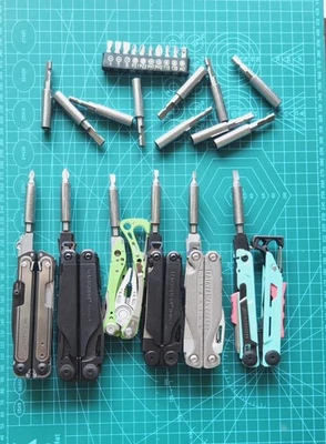Bit Verlängerungsstange - Mgentic Cr-V Stahl, für Leatherman Surge/Wave/ARC/MUT, MIT BITS - Bild 1 von 4