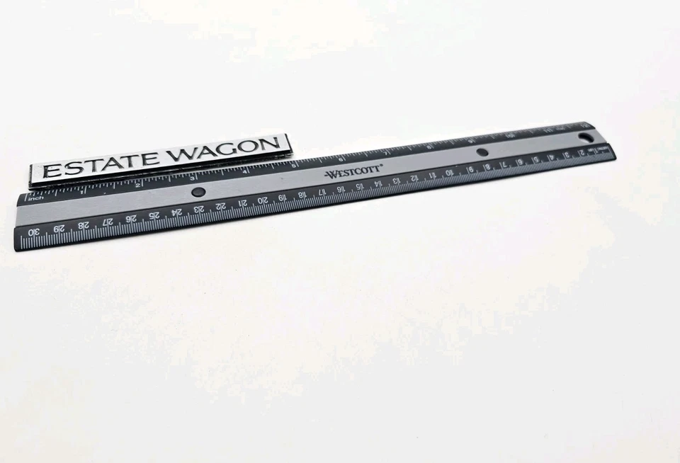 1980-1990 BUICK ESTATE WAGON VINTAGE METAL LOGOTIPO SÍMBOLO SIGNO EMBLEMA Foto 2 de 3