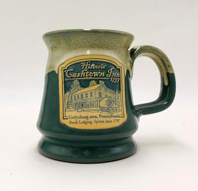 Deneen Pottery Handthrown Historic Cashtown Inn Gettysburg Pennsylvania Mug Exc.