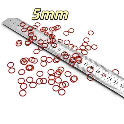 ORinge 18mm-45mm Schnurstärke 5mm Silikon 55 Shore A Dichtung O-Ring Dichtring