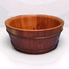 Vintage Woodenware By Richmond Cedar Works 7in Bowl