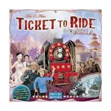 Days of Wonder Ticket To Ride Map Collection #1 - Asia Box VG+/NM