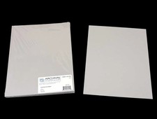 Gray Card Stock 12 Pt 8 x 10 Pack of 50 Acid-Free Archival Paper