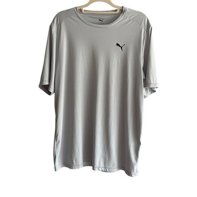 Puma Men's Light Gray Short Sleeve Tee