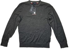 Tommy Hilfiger Mens Black Sweatshirt Medium NWT 19A