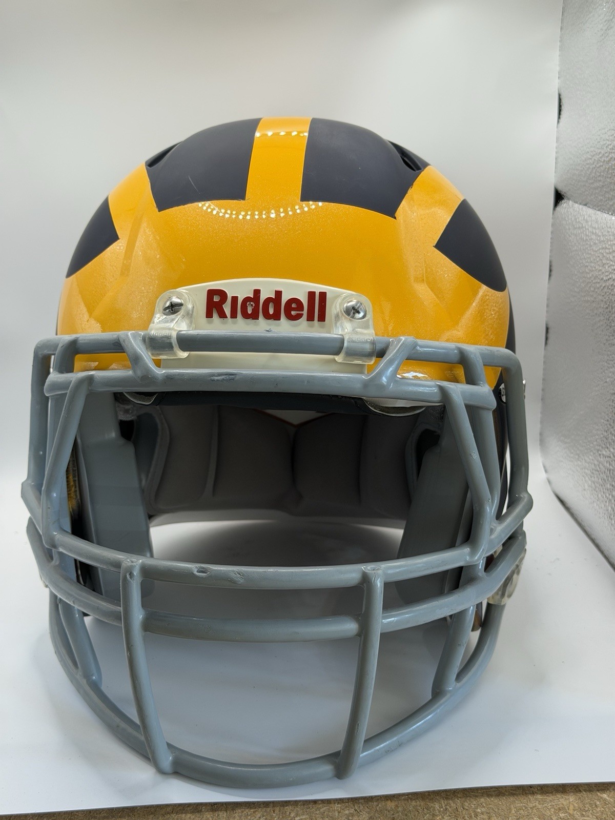 Riddell Speed Michigan Wolverines Full Size Football Helmet Adult Small ...