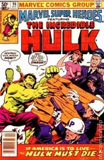 Marvel Super Heroes #96 VG 1981 Stock Image Low Grade