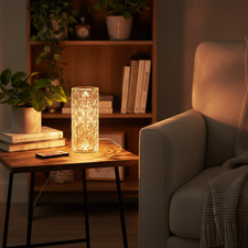 Crystal Diamond Table Lamp RGB 16 Color Changing Touch  Bedside Night Light