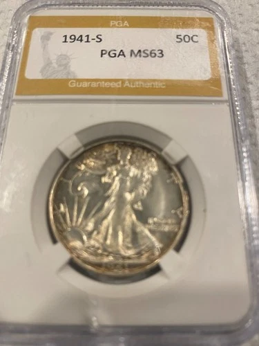 1941-S Walking Liberty Half Dollar MS63