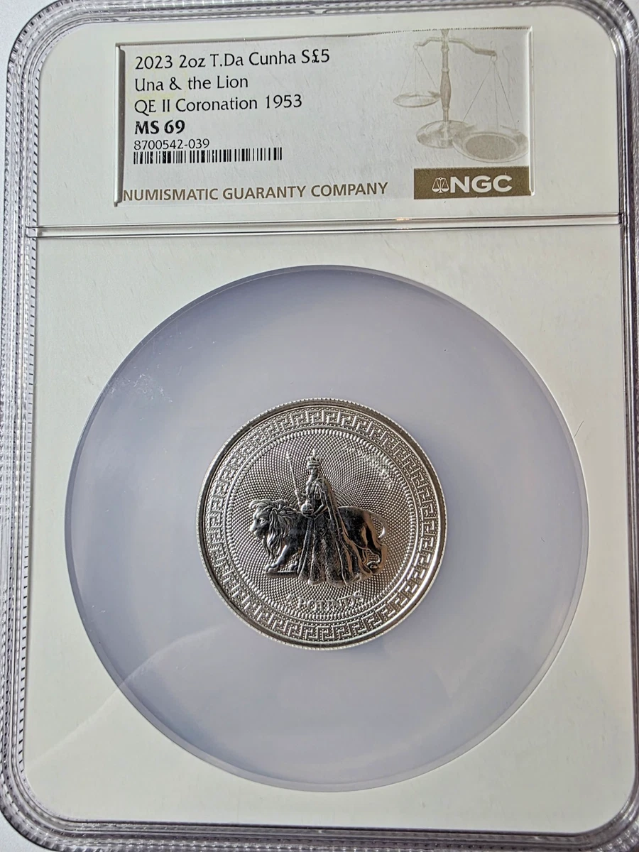 2 oz Precious Metal Content per Unit Grade MS 69 NGC Certified