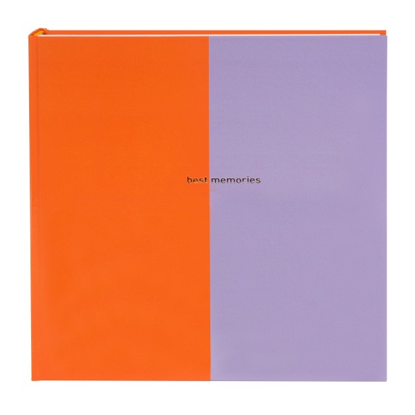 Fotoalbum - Goldbuch 27481 Buchgebunden 60 Seiten 30X31 Cm Orange Flieder-image