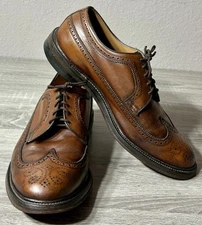 Vintage Executive Imperials Men's Leather Wingtip Brogues Style 525 – Size 9 1/2