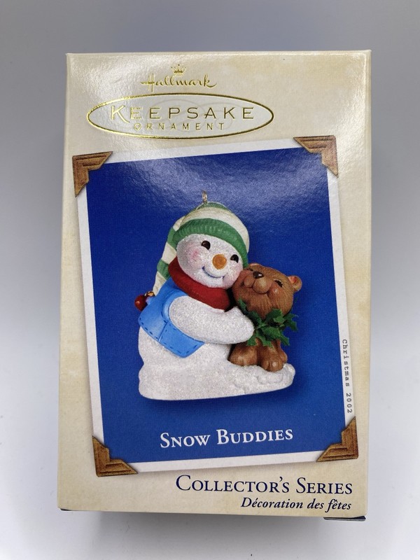 2002 Hallmark Keepsake Christmas Ornament SNOW BUDDIES- NEW- READ