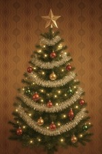 Vintage Christmas Silver Tinsel Tree Garland Lot Of 6 120 Feet Total 20 Ft 4 Ply