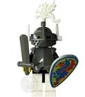 LEGO Castle Knight Minifigure cas167 Breastplate White Plumes From 6086 Rare