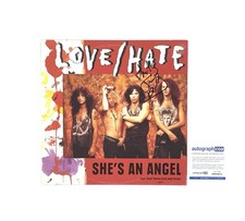 Love/Hate Jizzy Pearl Signed She’s an Angel Limited Edition UK 12” Vinyl Record