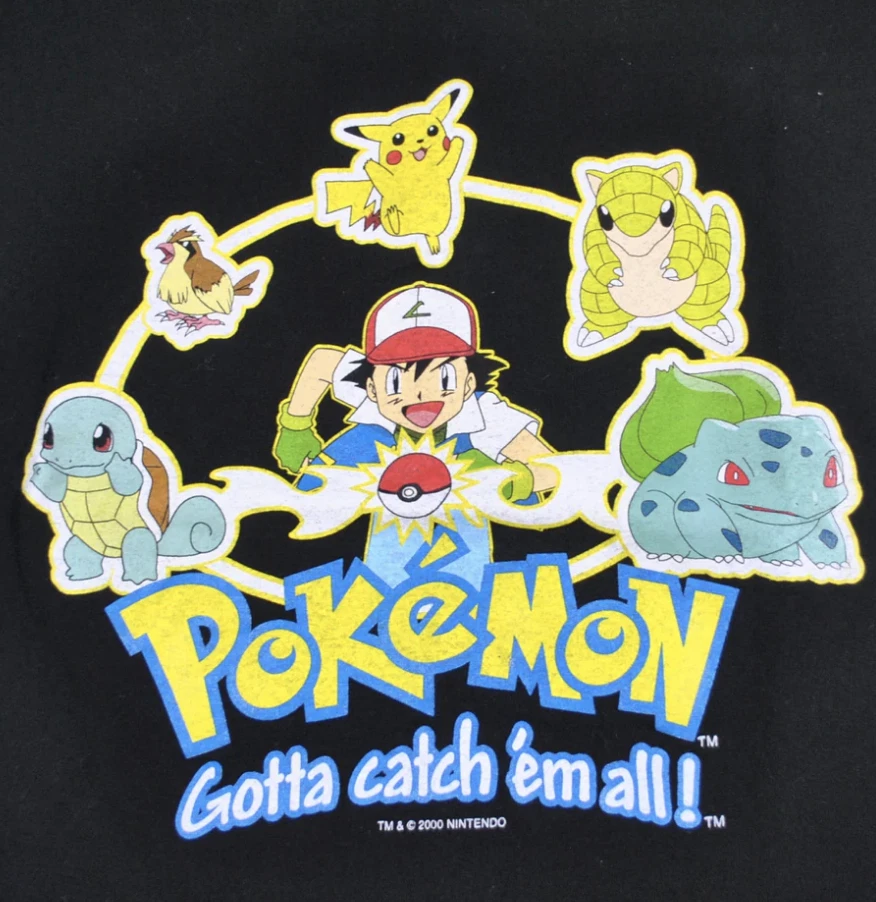 Vintage Pokemon 2000 Shirt Size Youth Medium - Image 2 of 2