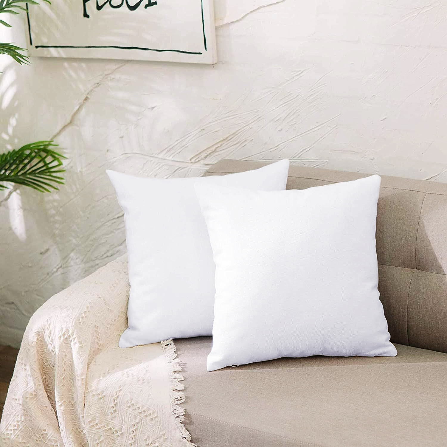 Cushion Fillers Inserts Pack of 2, 4 Extra Deep Filled Cushions Inners