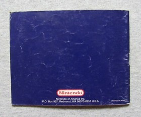 DRAGON WARRIOR Manual - no game, NES Nintendo Instructions