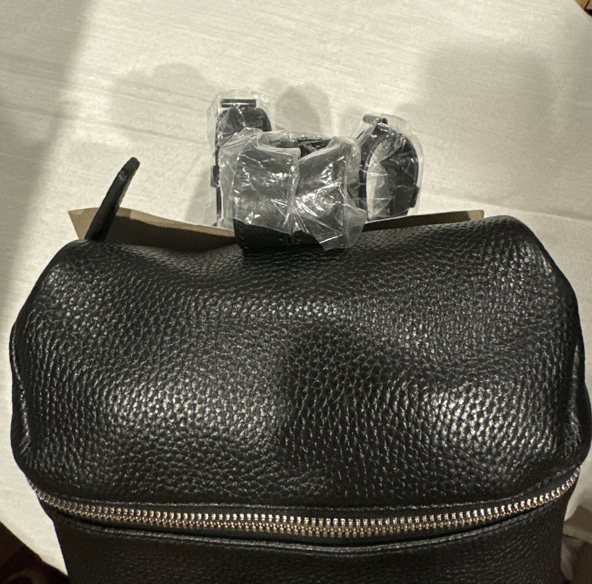 Kara Black Leather Small Backpack NWOT | eBay Kara Black Leather Small Backpack NWOT | eBay