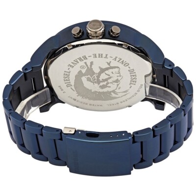 DZ7414 Mr. Daddy 2.0 Blue Stainless Steel Band Grey Dial 57mm