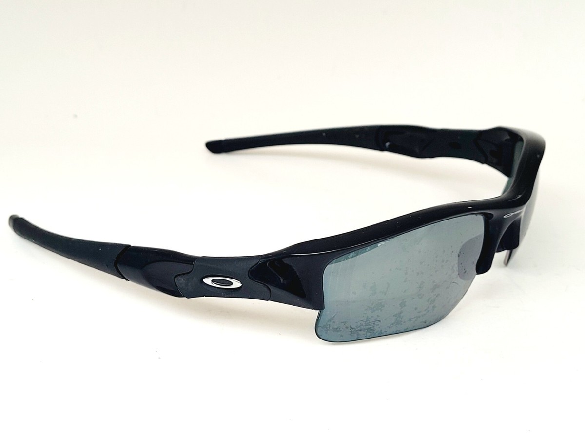 小物 Vintage Oakley Flak Jacket Made in USA Vintage Oakley Flak Jacket Sunglasses Black Polarized Asian