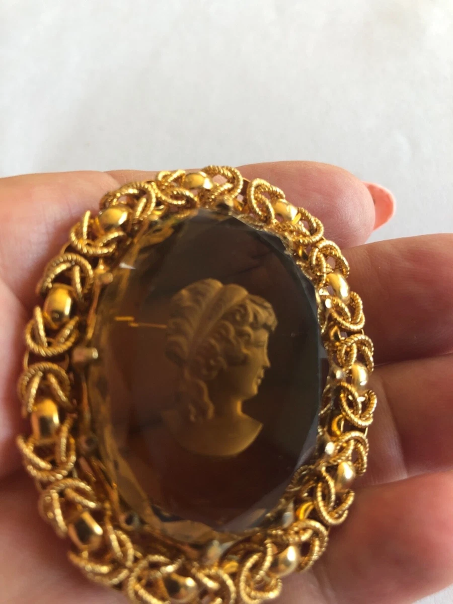 Intaglio brooch hotsell