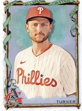2023 Topps Allen & Ginter Base Short Prints SP #382 Trea Turner - Philadelphia P