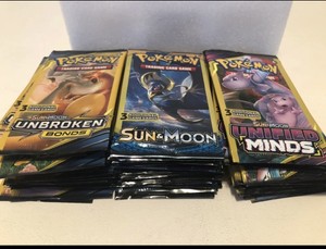 Usa Wholesale Cheap Pokemon Booster Packs Unbroken Bonds Unified Minds Sun Moon Base Set Time Limited Parent Child Liv Indurain Com