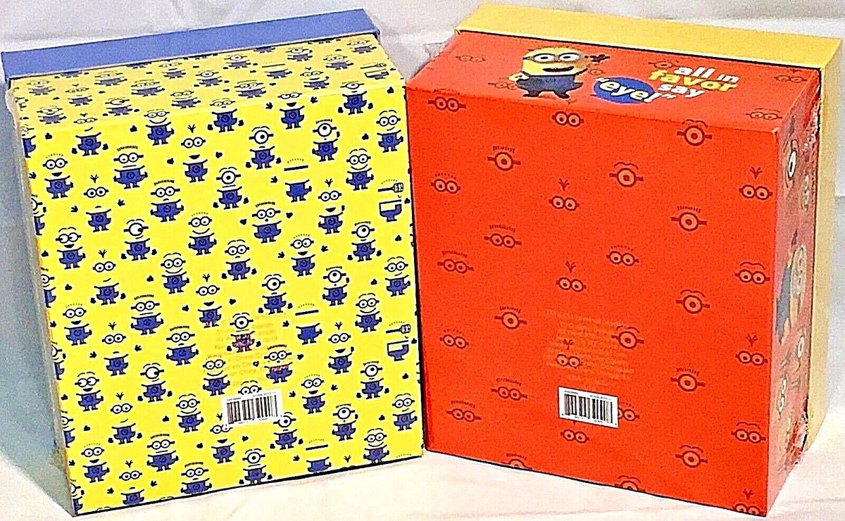 Despicable Me Set 2 MINIONS MEMORY KEEPSAKE BOXES 1 MINION