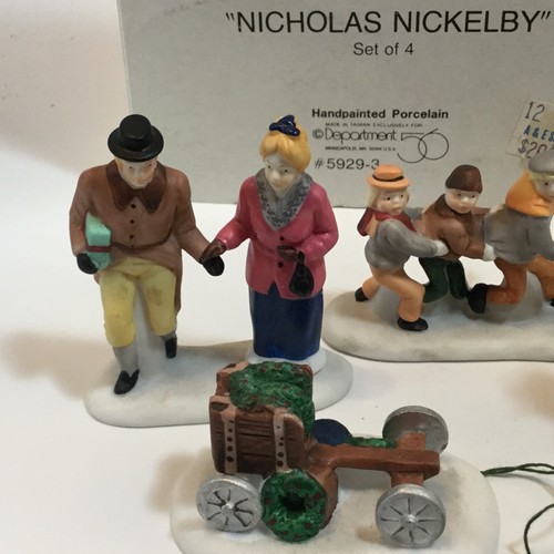 Department 56 Heritage Village NICHOLAS NICKELBY S/4 in Box - Picture 2 of 6