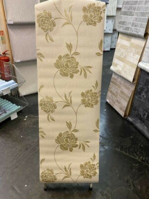 TORINO FD40078 GOLD FLORIAL DESIGN TAPETE