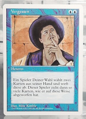 Magic Vintage - Vergessen / Forget - Rare/Hexerei - 5. Edition - DE/NM