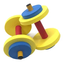 for Kids Fun and Fitness Dumbbell Set, Multicolor, 14 Piece