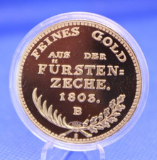 International Coins 1803 Prussian Gold Ducat Modern 2006 Gold Plated Proof Coin
