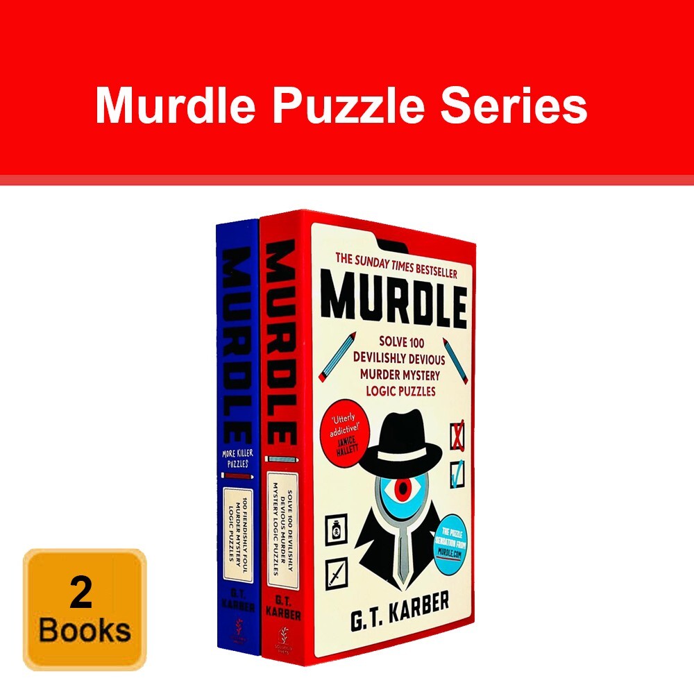 Murdle Puzzle Series 2 Books Collection by G T Karber Murdle More
