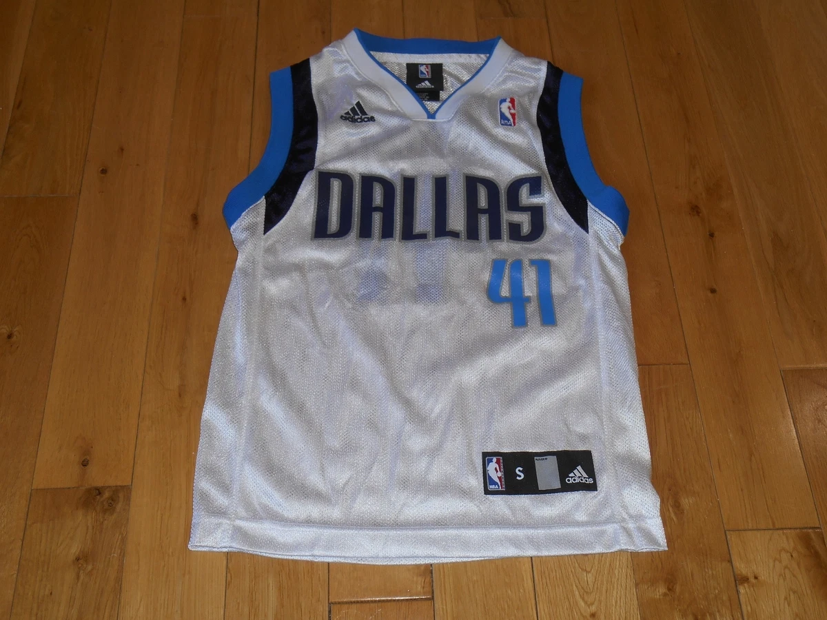 plan de ventas Filadelfia Prima adidas DIRK NOWITZKI White DALLAS MAVERICKS MAVS Youth NBA Team Replica  JERSEY S | eBay