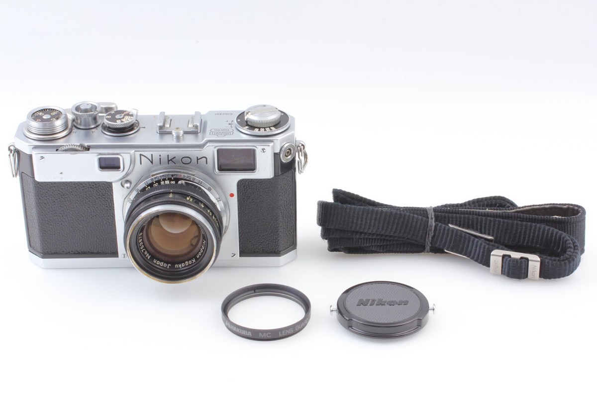 NEAR MINT* Nikon S2 Late Black Dial Film Camera Nikkor-H 5cm NEAR MINT* Nikon S2 Late Black Dial Film Camera Nikkor-H 5cm