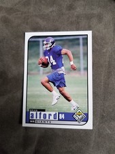 1998 UD Choice Football Card #378 Brian Alford Rookie (Giants)