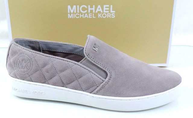 michael kors grey slip on sneakers