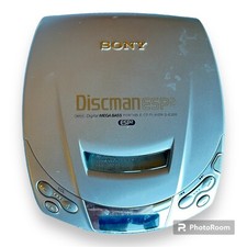 Sony Discman D-E200 Silver CD Player ESP2 Digital Mega Bass