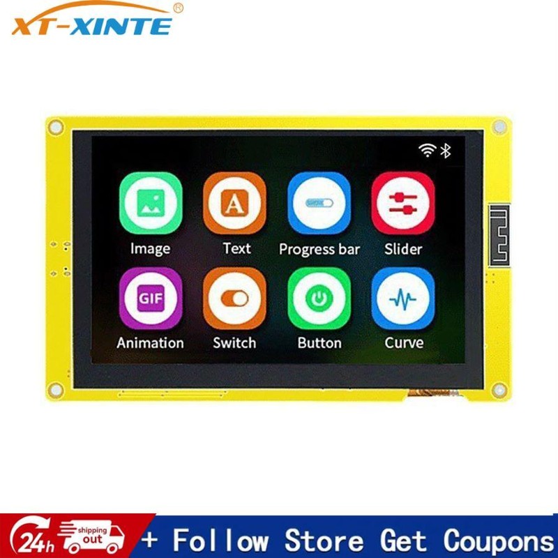 ESP32-S3 Development Board 5" 7" LCD Display Wifi Touch Screen MCU LVGL Graphics