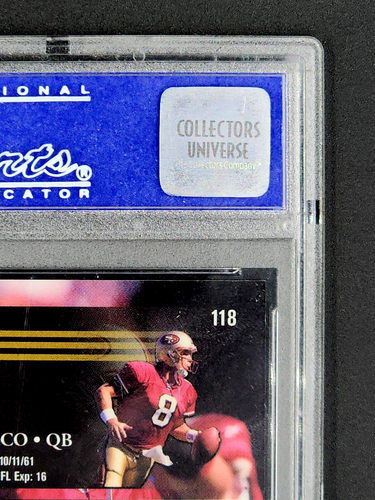 2000 Collector Edge Brilliant #118 Steve Young HOF /500 PSA 9 *Only 11 Higher* - Picture 9 of 11