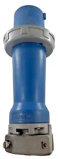 4100P9W: HUBBELL, PIN & SLEEVE WATERTIGHT PLUG 100 AMP, 3 PHASE, 250VAC, 3 POLE,