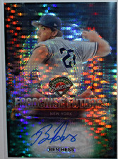 2025 Panini Prospect Ben Hess Franchise Futures Auto Yankees Green Pulsar /25