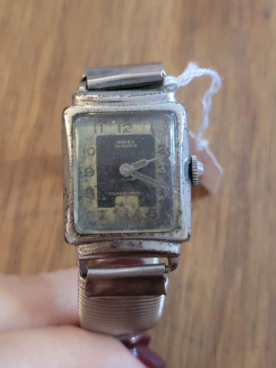 Montre Mécanique Vintage Anker 21 Rubis - Occasion - Montre Ancienne - Pièce De Collection