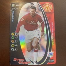 RYAN GIGGS WIZARD OF THE COAST PREMIER LEAGUE 2001-02 MANCHESTER UNITED FOIL