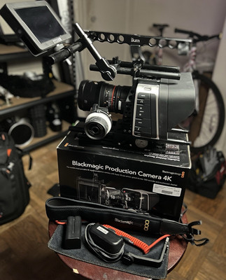 Blackmagic Design Production Camera 4K SDI SSD Touchscreen w/ Accessories